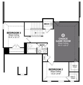 Beazer Homes Stark Farms Cascade Floorplan.