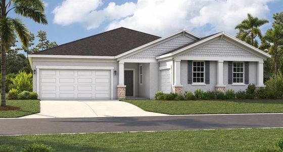 New construction Single-Family house 12879 Trovita Dr, Grand Island, FL 32735 plan Southgate - image