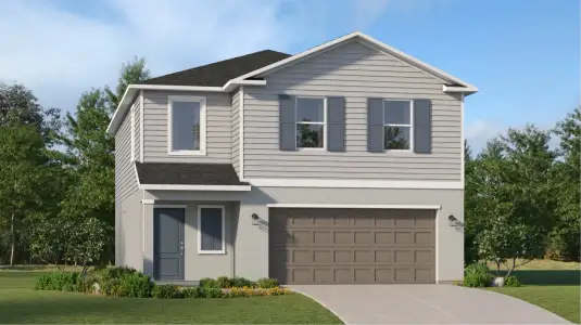 New construction Single-Family house 12301 Noble Chase Path, Dade City, FL 33525 plan Columbus - image