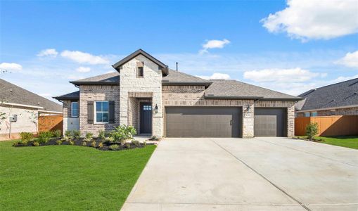 New construction Single-Family house 1481 Imperial Ranch Way, Dayton, TX 77535 Juniper III- photo 0