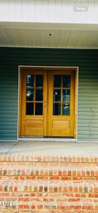 Stained Wood Door!