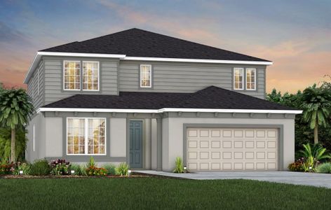 New construction Single-Family house 2099 Mossy Vine Ave, St. Cloud, FL 34771 plan Yorkshire - image