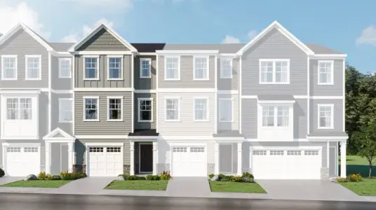 New construction Townhouse house Garner, NC 27560 plan Mitchell II - image