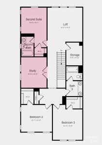 Structural options added include: second suite upstairs, study, gourmet kitchen.