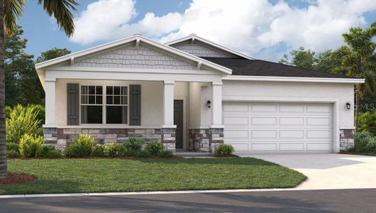 New construction Single-Family house 908 Pearlwood Lp, Eagle Lake, FL 33839 plan The Juniper - image