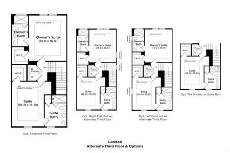 New construction Townhouse house 7048 Westrow Ave, Charlotte, NC 28278 plan Landon - image
