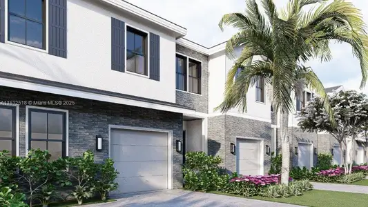 New construction Townhouse house 193 Ne 13Th Cir, Homestead, FL 33033 plan Denali - image