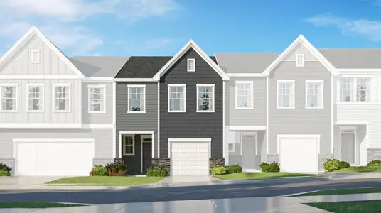 New construction Multi-Family house Apex, NC 27539 plan Carson II - image