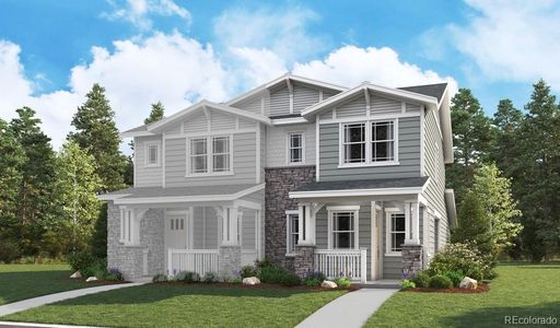 New construction Single-Family house 8857 Snake River Street, Littleton, CO 80125 Chicago- photo 0