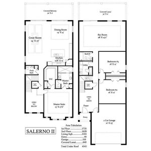 New construction Single-Family house 602 Mahogany Run, Palm Coast, FL 32137 plan The Salerno II - image