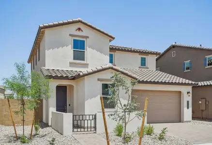 New construction Single-Family house 21466 E Cattle Dr, Queen Creek, AZ 85142 plan 3521 Elevation A - image