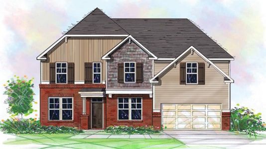 New construction Single-Family house 370 Staffin Dr, Senoia, GA 30276 plan Savannah - image