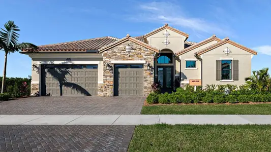 New construction Single-Family house 8975 Sw Shinnecock Dr, Port St. Lucie, FL 34987 plan Waverly - image