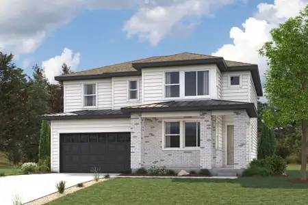 New construction Single-Family house 298 Colorado River Ave, Brighton, CO 80601 plan Powell - image