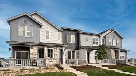 New construction Townhouse house 1954 S Haleyville Wy, Aurora, CO 80018 Plan 301- photo 0 0