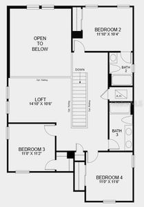 Structural options added include: gourmet kitchen, pocket sliding glass door at great room, and covered lanai.