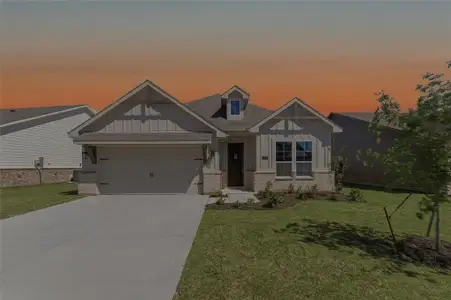 New construction Single-Family house 1225 Sabine River Ln, Springtown, TX 76082 plan San Gabriel II - image