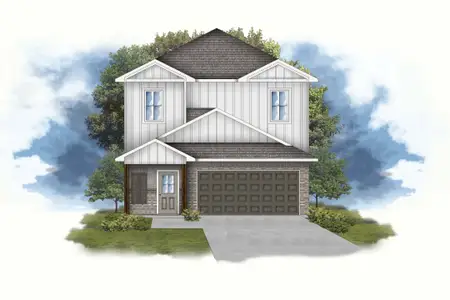 New construction Single-Family house Lawrenceburg, TN 38464 plan Barberton II - image