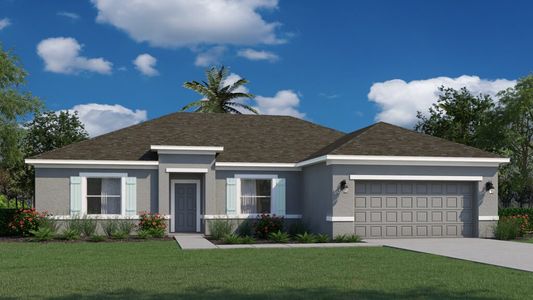 New construction  house 2502 55Th St Sw, Lehigh Acres, FL 33976 plan Siesta - image
