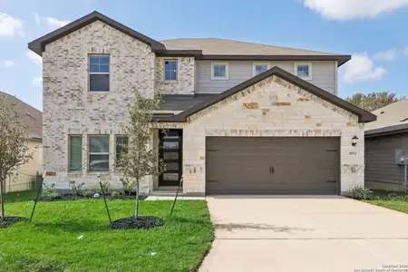 New construction Single-Family house 16923 Blaise Ter, San Antonio, TX 78247 The Legacy (C453)- photo 1 1