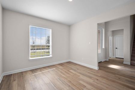 The formal dining room