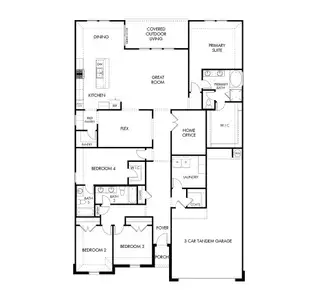 New construction Single-Family house 200 Divisadero Dr, Hutto, TX 78634 plan The Valor (540) - image