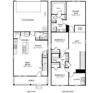 New construction Single-Family house 4310 Tintagel Ln, Gastonia, NC 28056 plan Thompson - image
