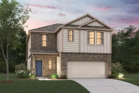 New construction Single-Family house 4224 Carlotta Dr, New Braunfels, TX 78130 plan Larkspur - image