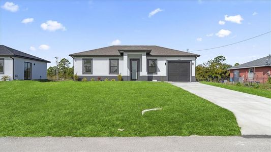 New construction Single-Family house 1143 Barfield St E, Lehigh Acres, FL 33974 - image