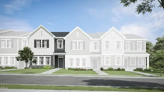 New construction Townhouse house 306 Marmalade Sky Ln, Wake Forest, NC 27587 - image