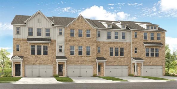 New construction Townhouse house 1689 Lansmere St Sw, Marietta, GA 30008 plan Reynolds - image