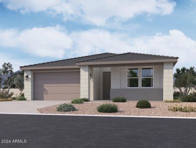 New construction Single-Family house 22892 E Lords Way, Queen Creek, AZ 85142 Larkspur Homeplan- photo 0