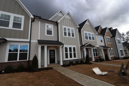 New construction Townhouse house 3193 Mission Olive Pl, New Hill, NC 27562 Hazelnut - Townhome Series- photo 74 74