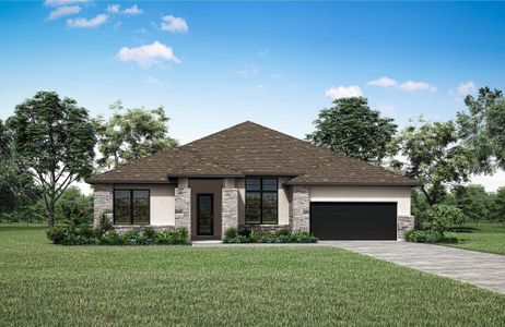 New construction Single-Family house 7927 River Bluet Pl, Fulshear, TX 77441 plan Presley III - image