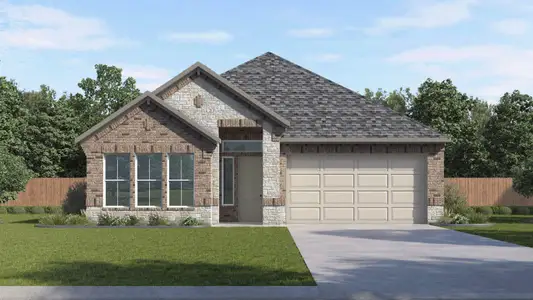 New construction Single-Family house 2452 Tumbleweed Bnd, Leander, TX 78641 plan The Campbell - image