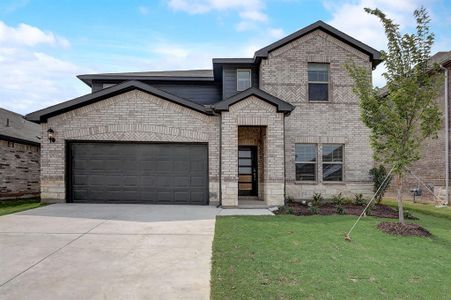 New construction Single-Family house 6713 Iron Oak Road, Fort Worth, TX 76036 The Bexar- photo 0