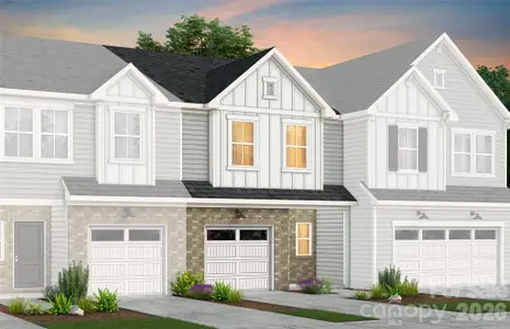 New construction Townhouse house 11908 Oak St, Charlotte, NC 28269 - image