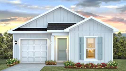 New construction Single-Family house 347 Robinson Bluff Rd, Panama City Beach, FL 32407 plan Delilah - image