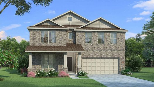 New construction Single-Family house 7537 Wild Mint Trl, Venus, TX 76084 Hawthorn II U- photo 14 14