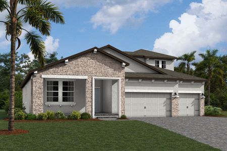 New construction Single-Family house 11062 Cider Wy, Pasadena Hills, FL 33525 plan Corina  III Bonus - image