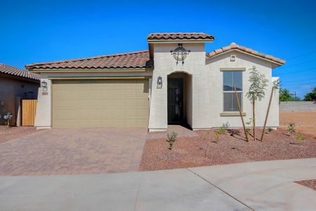 New construction Single-Family house 19367 W Badgett Ln, Litchfield Park, AZ 85340 Castillo Series - Clover- photo 0