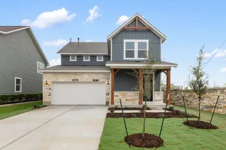 New construction Single-Family house 102 Palo Brea Lp, Hutto, TX 78634 plan Sierra - image