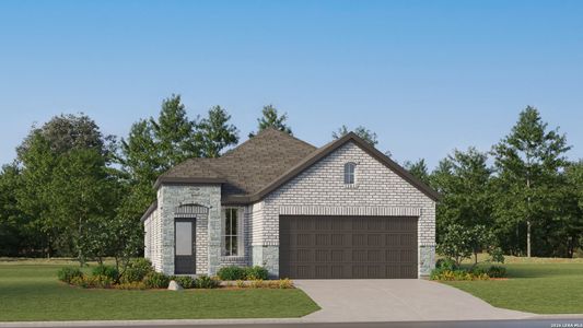 New construction Single-Family house 14825 Granite Gdn, Elmendorf, TX 78112 plan Aruba - image