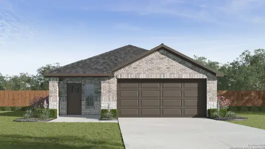 New construction Single-Family house 129 Morning Side Grv, San Marcos, TX 78666 plan The Brooke - image