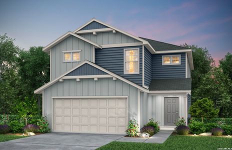 New construction Single-Family house 4068 Bermuda Ln, Seguin, TX 78155 plan Springfield - image