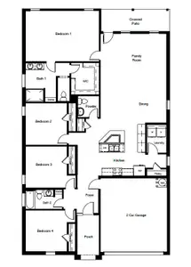 New construction Single-Family house 1241 Treehouse Ln, Decatur, TX 76234 plan Kennedy - image