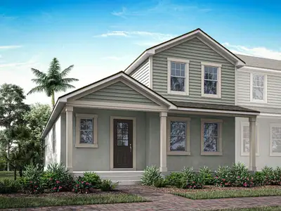 New construction Townhouse house 117 Rainwood St, Groveland, FL 34736 - image