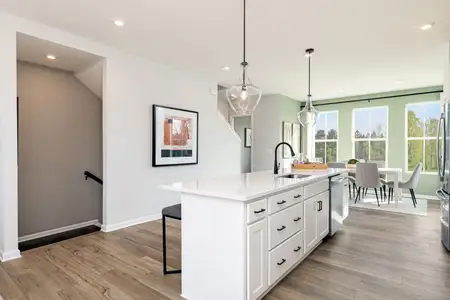 New construction Townhouse house 2925 Beaconwood Ct, Lawrenceville, GA 30043 plan Quinn - image