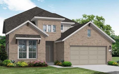 New construction Single-Family house 301 Hollister Dr, Liberty Hill, TX 78642 Goodrich (2493-CV-40 ELE-D)- photo 0