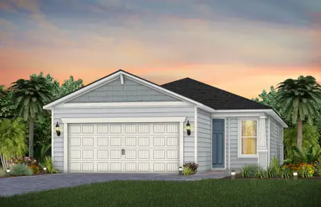New construction Single-Family house 401 Tranquil Trail Cir, Wildlight, FL 32097 plan Contour - image